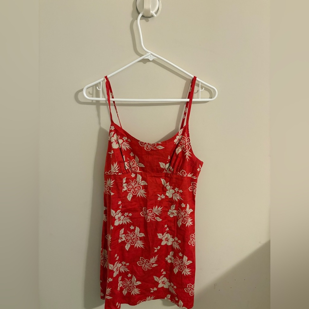 Wild Fable Red Floral Slip Dress
